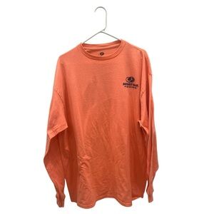 Mossy Oak Men’s Orange Long Sleeve Tee Size 2XL